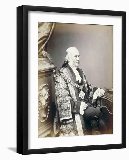 Thomas Gabriel, Lord Mayor of London, C1865-null-Framed Photographic Print