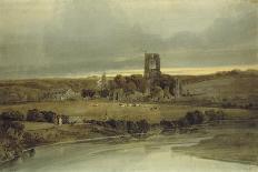 Kirkstall Abbey, Yorkshire, 18th Century-Thomas Girtin-Giclee Print