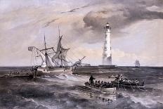 The Lighthouse at Cape Chersonese, Looking South, Crimea, Ukraine, 1855-Thomas Goldsworth Dutton-Framed Giclee Print