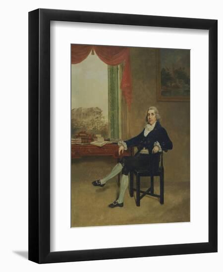 Thomas Graham (1748-1843) Baron Lynedoch of Balgowan, C.1790-Thomas Hickey-Framed Giclee Print