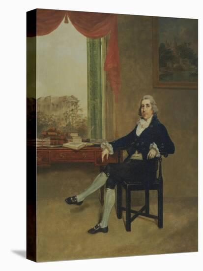 Thomas Graham (1748-1843) Baron Lynedoch of Balgowan, C.1790-Thomas Hickey-Stretched Canvas