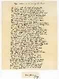 Letter from Thomas Gray Concerning the Edition of His Poetical Pieces, C1753-Thomas Gray-Giclee Print