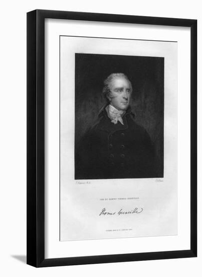 Thomas Grenville (1755-184), British Politician and Bibliophile, 19th Century-TA Dean-Framed Giclee Print