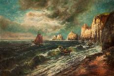 The Needles, Isle of Wight-Thomas Grimshaw-Framed Stretched Canvas