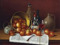 Still Life with Wine and Apples. Hope-Thomas H. Hope-Framed Stretched Canvas