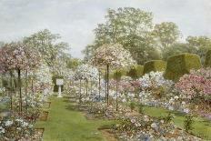 The Lily Border at Great Tangley Manor, Surrey-Thomas H. Hunn-Framed Giclee Print