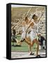 Thomas Hampson (Great Britain) Wins the Men's 800 Metres-null-Framed Stretched Canvas