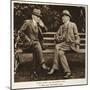 Thomas Hardy and Sir Edmund Gosse at Max Gate, Dorchester, 1927-null-Mounted Photographic Print