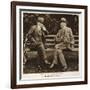 Thomas Hardy and Sir Edmund Gosse at Max Gate, Dorchester, 1927-null-Framed Photographic Print