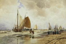 Beach at Schevingen, Holland-Thomas Hardy Bush-Giclee Print