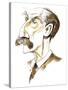 Thomas Hardy - caricature of English novelist and poet, 1840-1928-Neale Osborne-Stretched Canvas