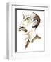 Thomas Hardy - caricature of English novelist and poet, 1840-1928-Neale Osborne-Framed Giclee Print