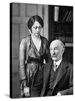 Thomas Hardy, English Poet, Novelist and Dramatist with His Second Wife, Florence, 1912-1928-null-Stretched Canvas