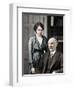 Thomas Hardy, English Poet, Novelist and Dramatist with His Second Wife, Florence, 1912-1928-null-Framed Giclee Print