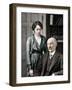 Thomas Hardy, English Poet, Novelist and Dramatist with His Second Wife, Florence, 1912-1928-null-Framed Giclee Print