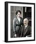 Thomas Hardy, English Poet, Novelist and Dramatist with His Second Wife, Florence, 1912-1928-null-Framed Giclee Print