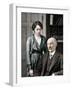 Thomas Hardy, English Poet, Novelist and Dramatist with His Second Wife, Florence, 1912-1928-null-Framed Giclee Print