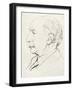 Thomas Hardy portrait English-William Rothenstein-Framed Giclee Print