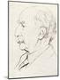 Thomas Hardy portrait English-William Rothenstein-Mounted Giclee Print