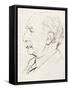 Thomas Hardy portrait English-William Rothenstein-Framed Stretched Canvas