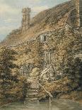 Glastonbury Abbey, 1795 (Pencil & W/C on Paper)-Thomas Hearne-Giclee Print