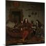 Thomas Hees with His Nephews-Michiel Van Musscher-Mounted Art Print