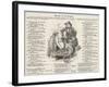 Thomas Henry Huxley, a Satire on the English Scientist's Discovery of a Gelatinous Substance-Linley Sambourne-Framed Art Print