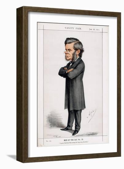 Thomas Henry Huxley, British Biologist, 1871-Carlo Pellegrini-Framed Giclee Print