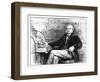 Thomas Henry Huxley, British Biologist, at His Desk, C1880-John Collier-Framed Giclee Print