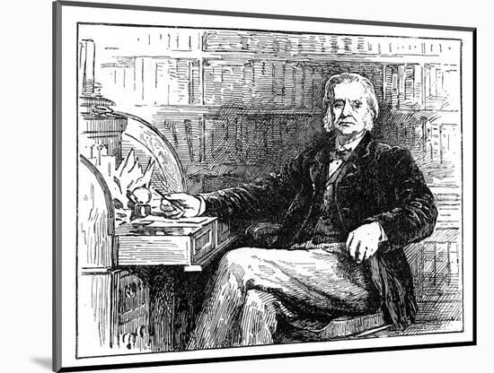 Thomas Henry Huxley, British Biologist, at His Desk, C1880-John Collier-Mounted Giclee Print