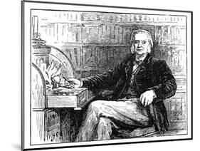 Thomas Henry Huxley, British Biologist, at His Desk, C1880-John Collier-Mounted Giclee Print