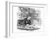 Thomas Henry Huxley, British Biologist, at His Desk in 1882-null-Framed Giclee Print