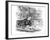 Thomas Henry Huxley, British Biologist, at His Desk in 1882-null-Framed Giclee Print