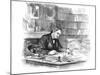 Thomas Henry Huxley, British Biologist, at His Desk in 1882-null-Mounted Giclee Print