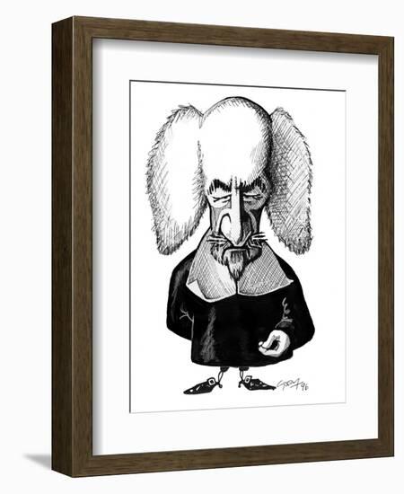 Thomas Hobbes, Caricature-Gary Gastrolab-Framed Photographic Print