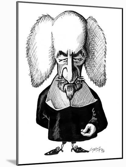 Thomas Hobbes, Caricature-Gary Gastrolab-Mounted Photographic Print