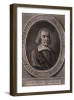 Thomas Hobbes, English philosopher, c1668 (1894)-William Faithorne-Framed Giclee Print