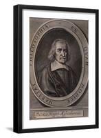 Thomas Hobbes, English philosopher, c1668 (1894)-William Faithorne-Framed Giclee Print