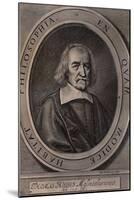 Thomas Hobbes, English philosopher, c1668 (1894)-William Faithorne-Mounted Giclee Print