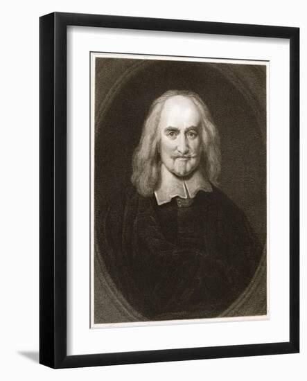 Thomas Hobbes Philosopher-Posselwhite-Framed Art Print