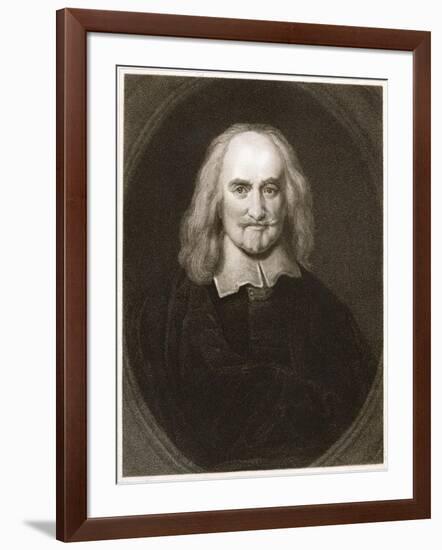 Thomas Hobbes Philosopher-Posselwhite-Framed Art Print