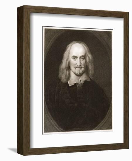 Thomas Hobbes Philosopher-Posselwhite-Framed Art Print