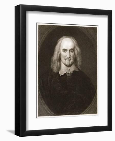 Thomas Hobbes Philosopher-Posselwhite-Framed Art Print