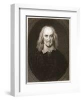 Thomas Hobbes Philosopher-Posselwhite-Framed Art Print