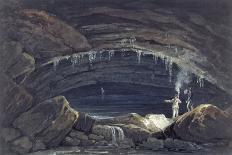 Opening of the Cave at Porth Yr Ogof (W/C on Paper)-Thomas Hornor-Giclee Print