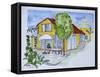 Thomas' house in Marseille, France-Richard Lawrence-Framed Stretched Canvas