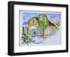 Thomas' house in Marseille, France-Richard Lawrence-Framed Photographic Print