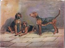 Master and Hounds, Illustration from 'Hounds'-Thomas Ivester Lloyd-Framed Stretched Canvas