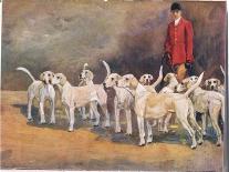 Crossing the Fields, Illustration from 'Hounds'-Thomas Ivester Lloyd-Framed Giclee Print