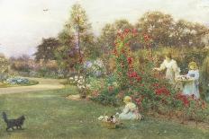 In the Rose Garden-Thomas J. Lloyd-Framed Giclee Print